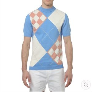 BLUE BELL IVAN ARGYLE MOCK NECK